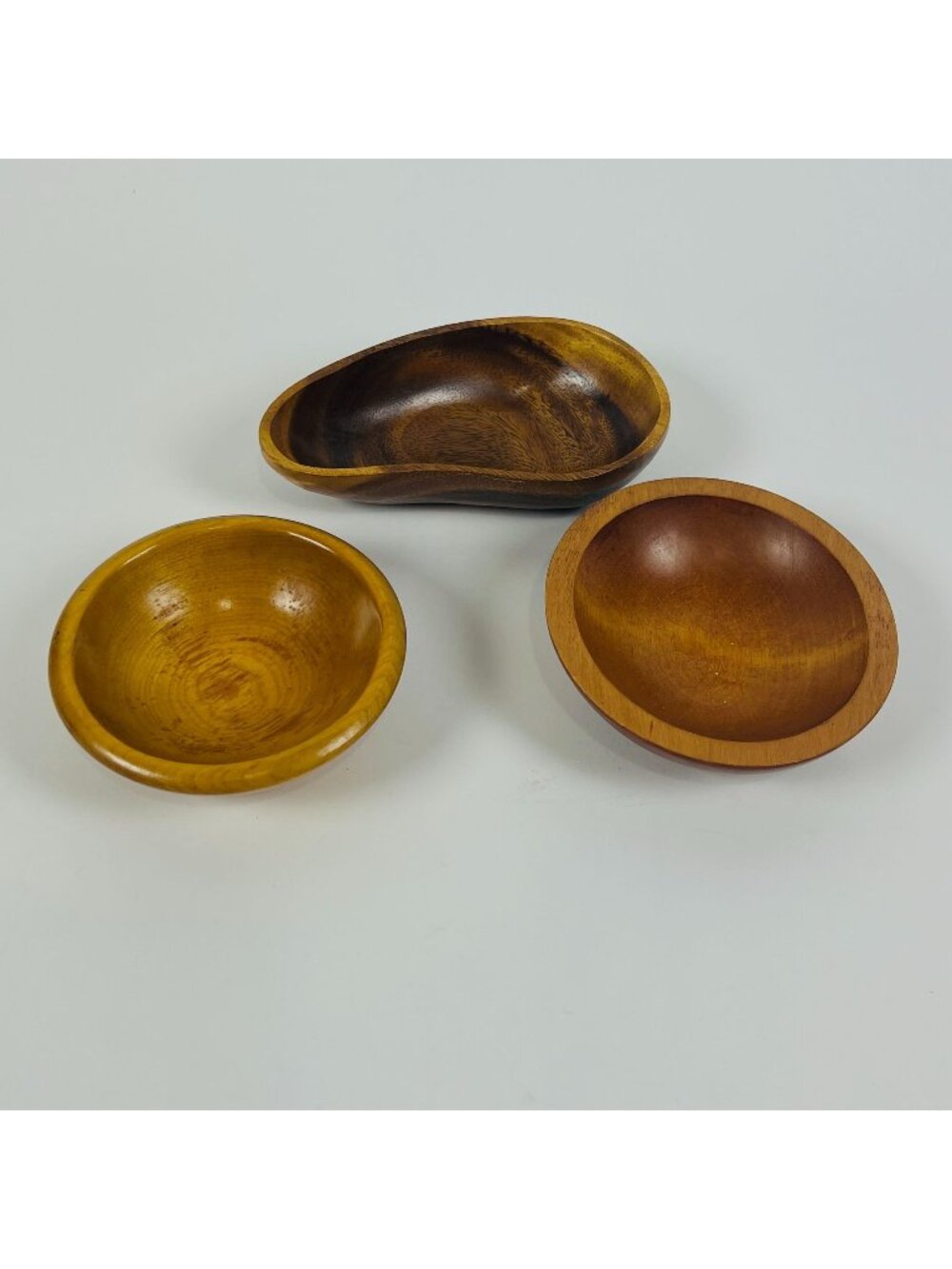 Vintage MCM Baribocraft Wooden Bowls & Pear Shape Wooden Bowl Canada